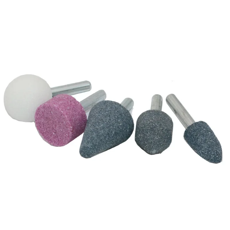 10 قطعة/المجموعة السيراميك شنت طحن الحجر لطحن تلميع نحت و الصقل الألومنيوم أكسيد المواد 1/4 ''عرقوب