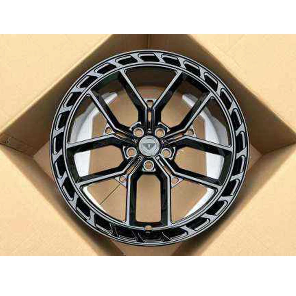 1 PCS Racing Forged Aluminum Passenger Car Wheels 5x120 Wheels 22 Inch Defender Wheels Gloss Black For Land Rover Defender Rims