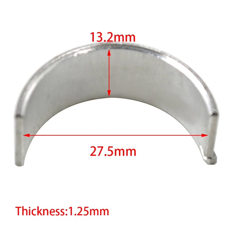 Motorcycle 8Pcs Connecting rod bearing 27.5mm ~ 26.5mm STD ~ +100 For Honda CBR22 CBR250 CBR250RR Hornet250 CB250 Jade250 KAZ