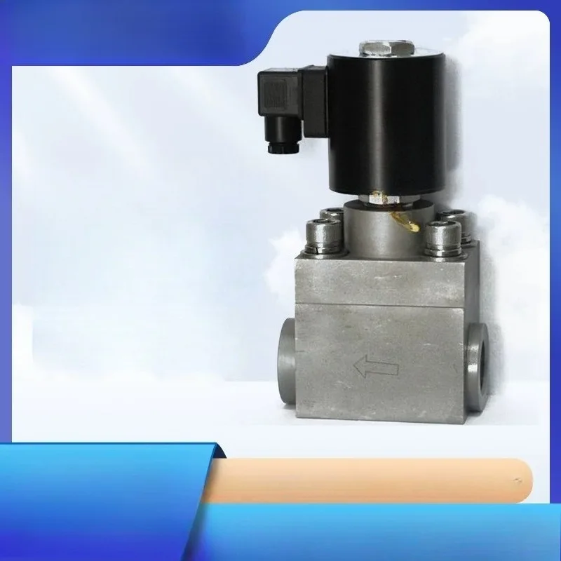 16MPa High Pressure Solenoid Valve 304 Stainless Steel Internal Thread Water Gas Oil Quick Switch Piston Control Valve