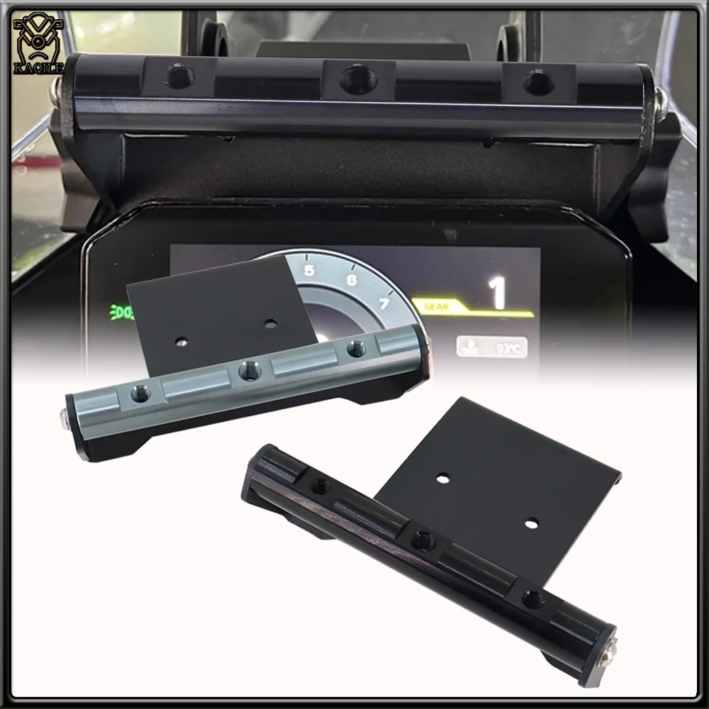 

For CFMOTO 450MT 450 MT 2024 2025 Motorcycle CNC aluminum GPS Phone Holder Stand Navigation New Black Extension Bracket 22mm