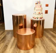 

3pcs/set)Factory wholesale wedding baby shower plinth cylinder dessert table stand for party supplies qq0044