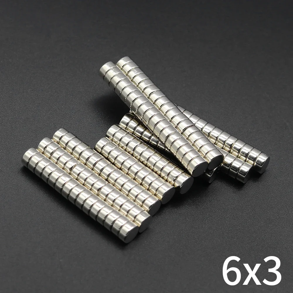 6x3mm N35 Super Powerful Neodymium Magnet Round Magnets NdfeB Strong Permanent Magnetic imanes Refrigerator Magnets