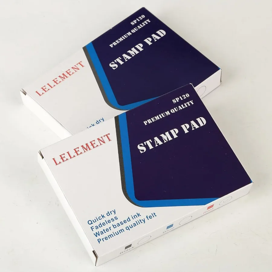 Poduszki z tuszem do stempli Czarny tusz Poduszka do stempli Gumowe stemple Poduszka z tuszem Wysokiej jakości filcowy podkład do stempli Poduszki do stempli Mały rozmiar