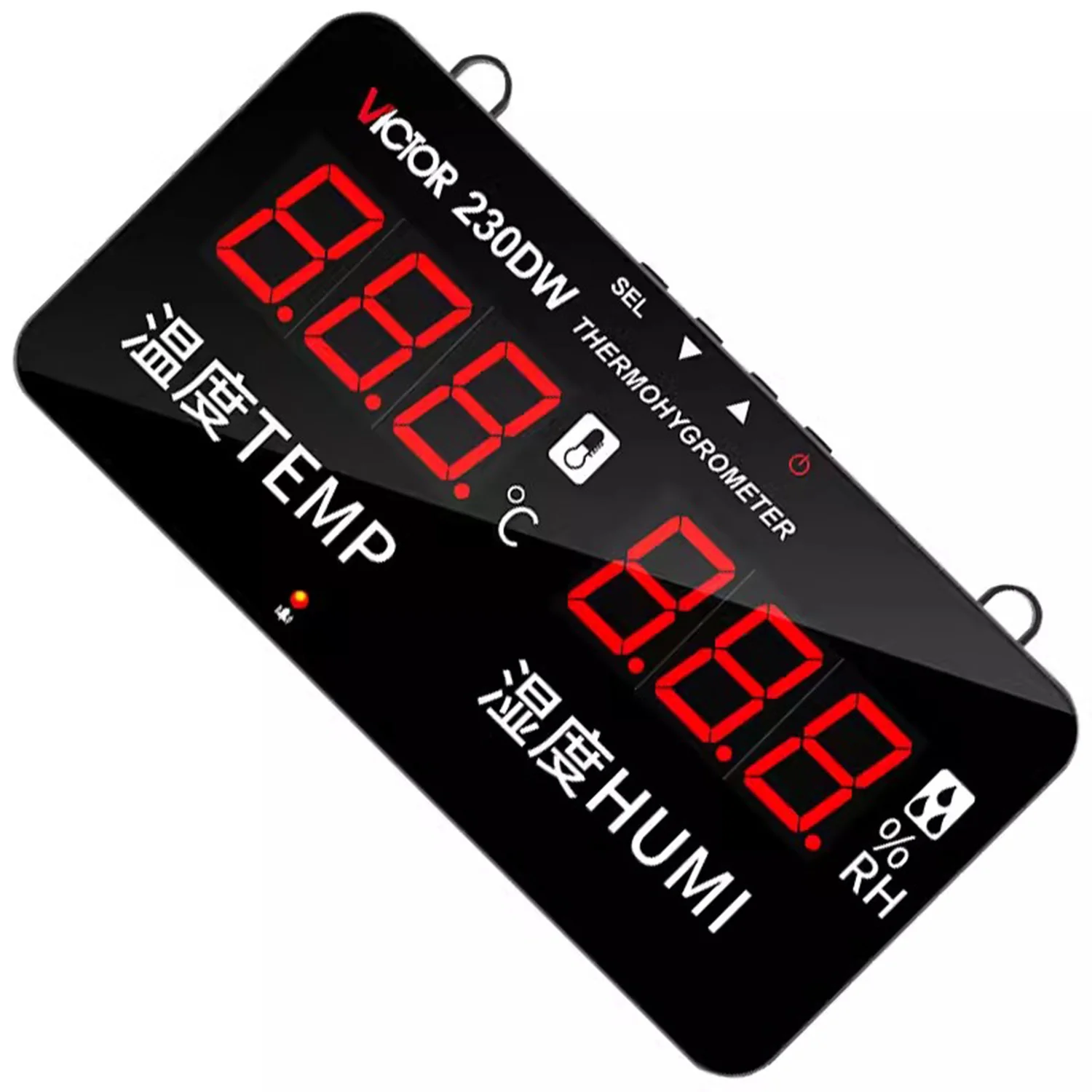 VICTOR 230DW VC230DW termometro digitale igrometro temperatura-20-80 Celsius umidità 0% RH - 100% RH Meter USB WIFI igrografo