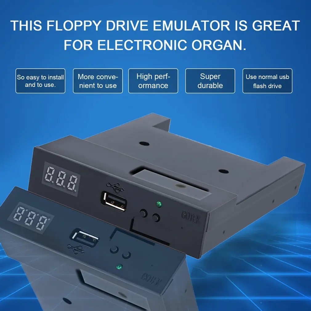 Floppy Drive Emulator Electronic Keyboard High Integration Easy To Install U Disk U1000K AT Chip Built-in Emulation Simulator