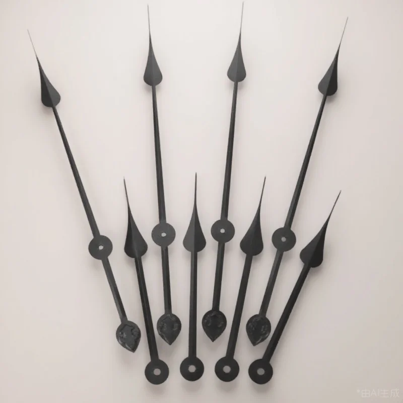 

8pcs Mute Clock Hands Replaceable Durable Aluminum Precision Quartz Clock Parts Diy Home Decoration Repair Accessories