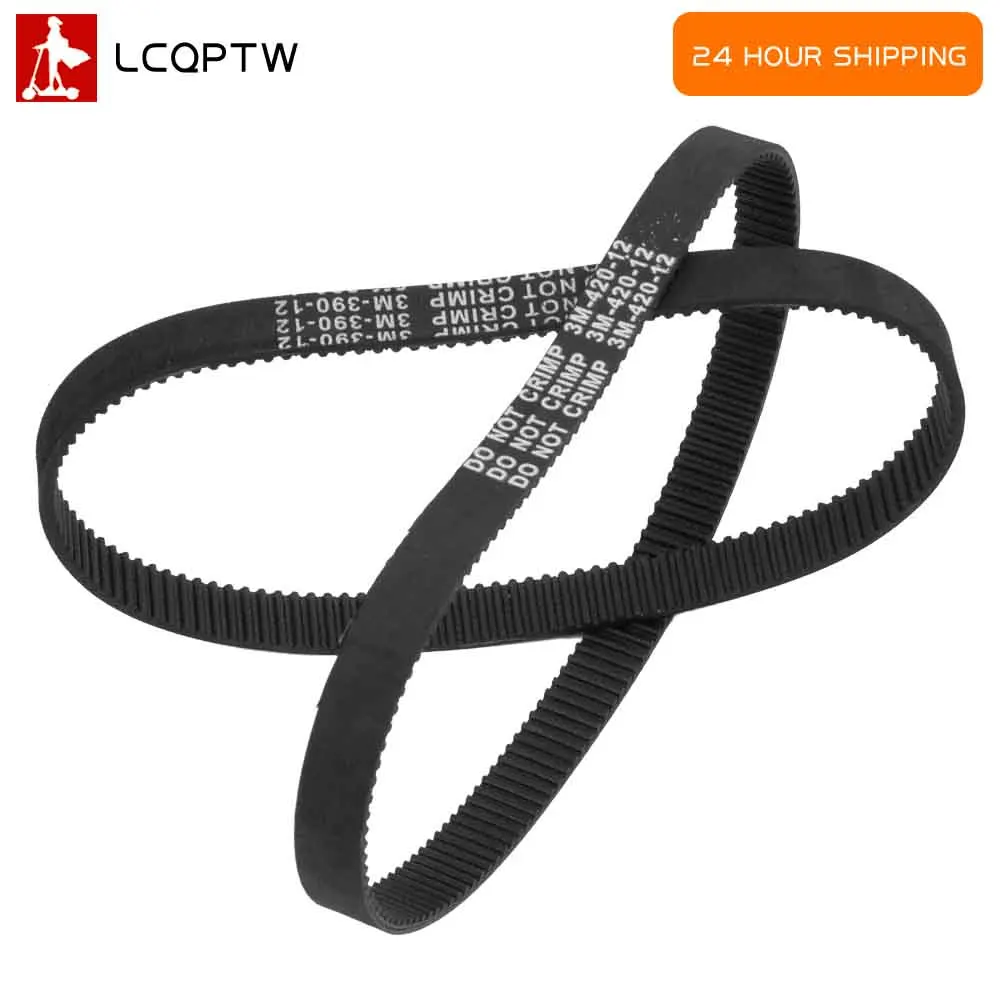 Electric Scooter Belt HTD Transmission Belt Timing Belts Rubber Black 3m-384-12/ 5M-535-15 Drive Stripe Synchronous Belts