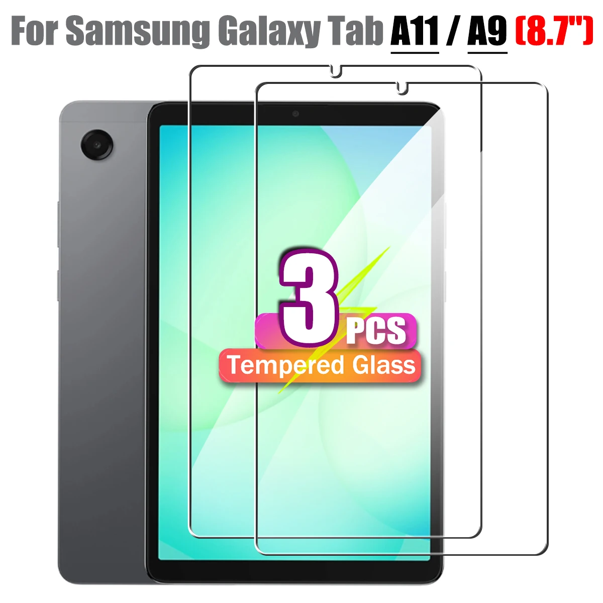 8.7 inch Tablet Tempered Glass Film For Samsung Galaxy Tab A11 / A9 (8.7") 2025 / 2023 HD Clear Anti-Scratch Screen Protector