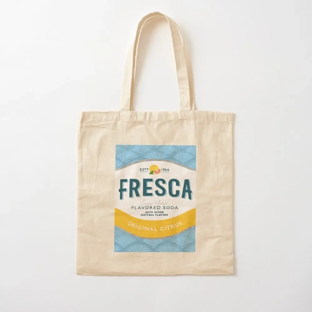 

Fresca Grapefruit Soda Tote Bag supermarket folding bag foldable reusable bag woman shopping shopping trolley