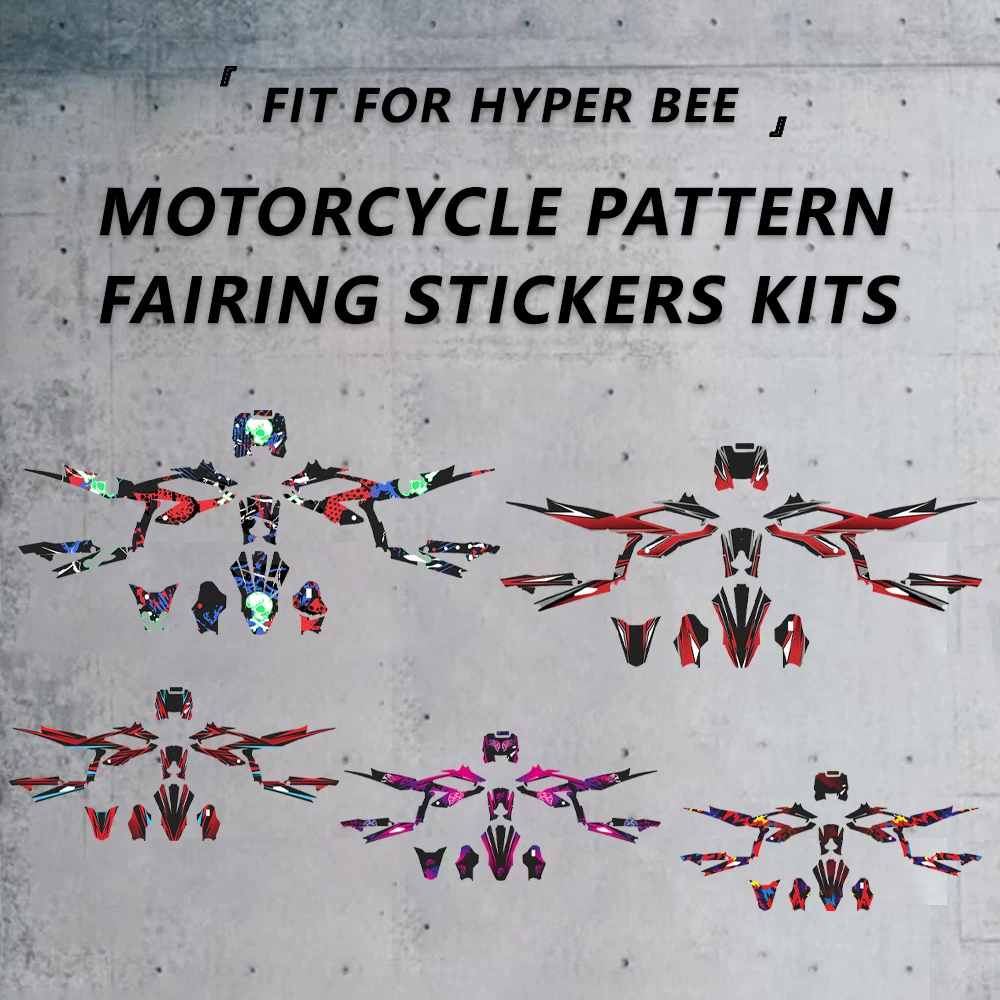 Fit For Surron Hyper Bee Dirt Bike Sticker Body Decoration Protection Motorcycle Backgrounds Graphics Stickers Kits Customize