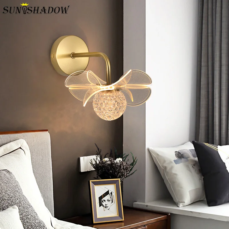 

Modern Led Wall Light 110V 220V Sconce Wall Lamp Lustres for Bedroom Bedside Light Living room Dining room Kitchen Light Fixture