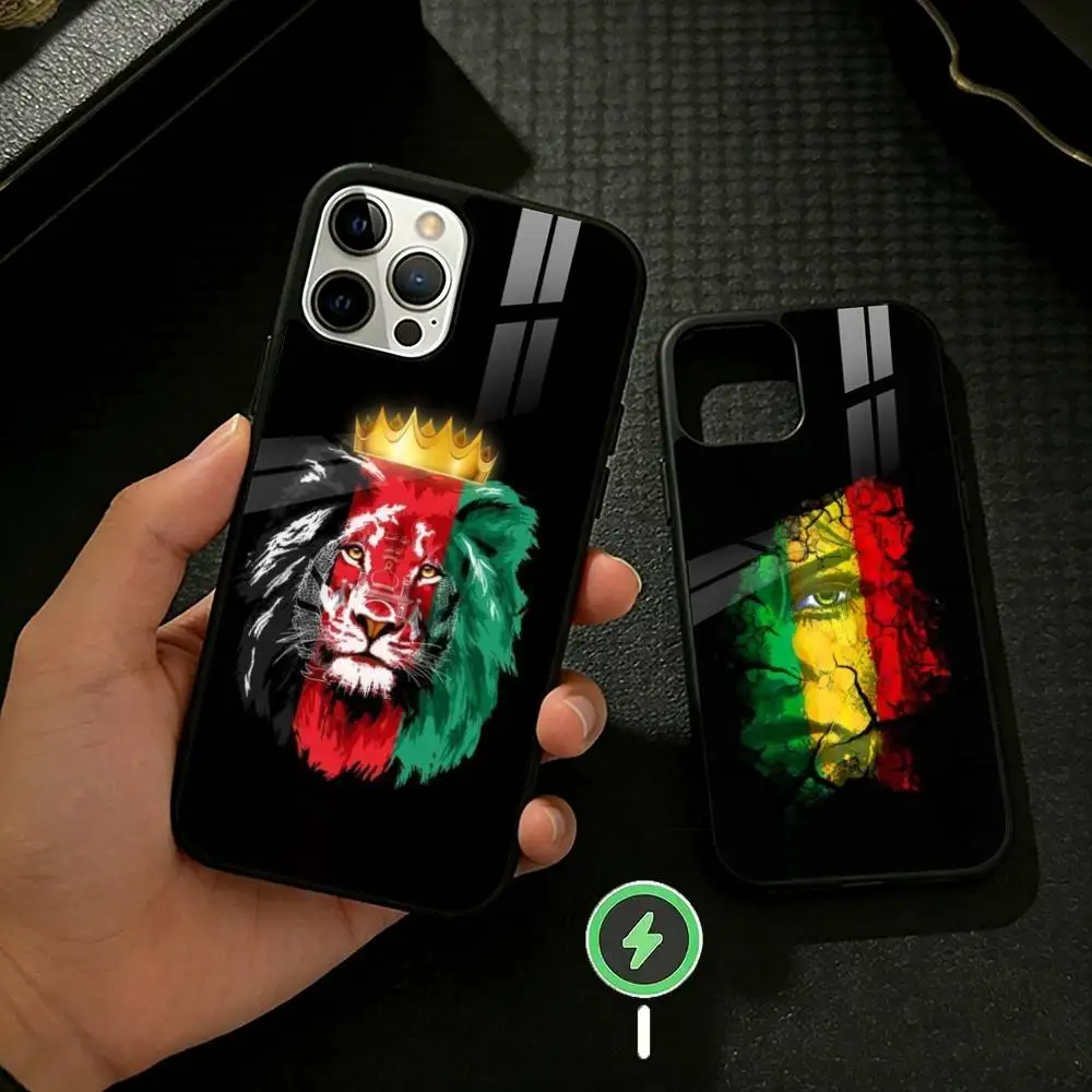 

Flag of Afghanistan Phone Case For iPhone 17,16,15,14,13,12,Plus,Pro,Max For Magnetic Wireless Charge