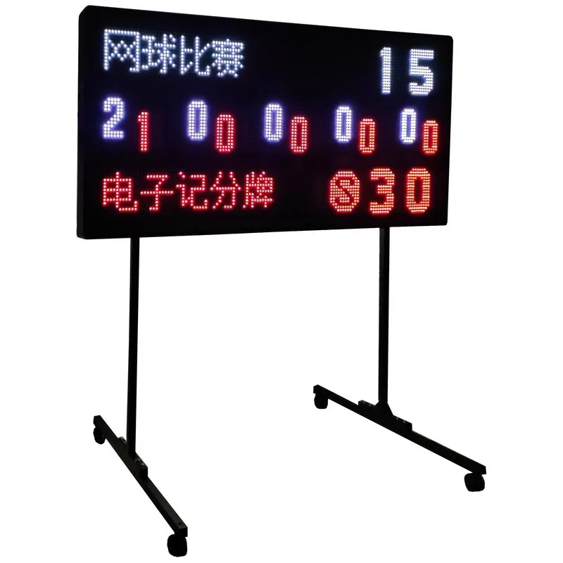 Volleyball feather table tennis electronic scoreboard advertising screen table tennis badminton volleyball basketball electronic