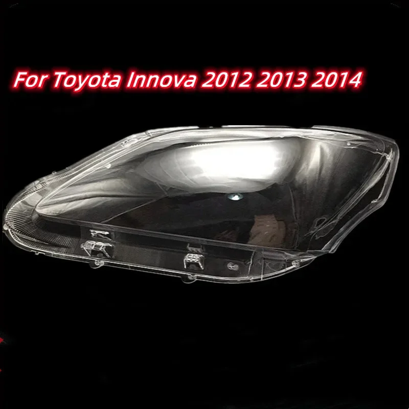 HTTCY For Toyota Innova 2012 2013 2014 Car Headlamp Shell Headlight Cover Lamp Shade Lampshade Replace Original Glass Lens