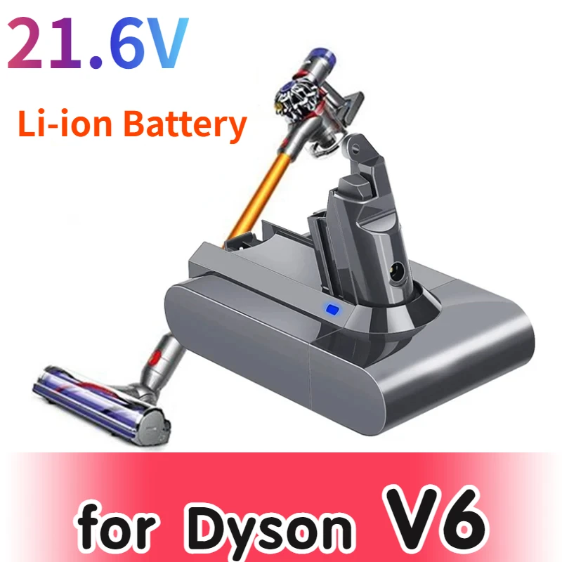 

100% Оригинальный литий-ионный аккумулятор 21,6 в 38000 мАч для пылесоса Dyson V6 DC58 DC59 DC62 DC74 SV09 SV07 SV03 965874-02, аккумулятор L30