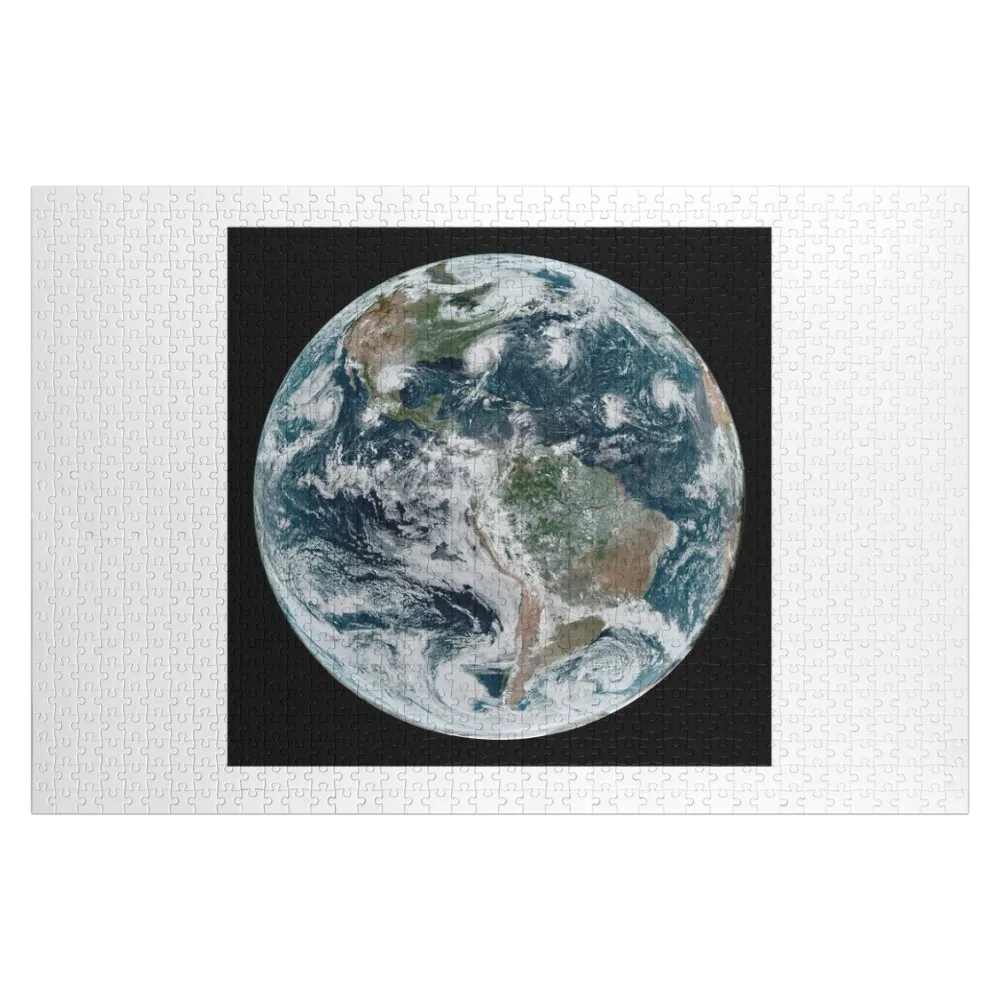 STK204824S-A loose chain of tropical cyclones across the Western Hemisphere. Jigsaw Puzzle Photo Personalized Gifts Puzzle