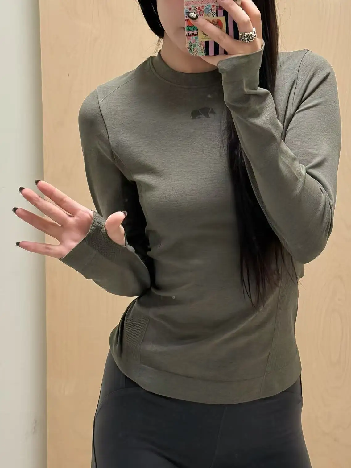 

Women's ST Series Sl Knitted Yoga T-irt Long Sve Sport Qui Dry Technology Breathable Comfortable Fit round Ne