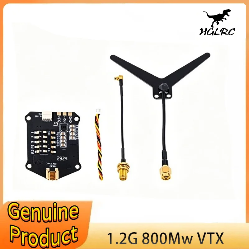 

HGLRC 1.2G 800Mw VTX Switchable NTSC Or PAL FPV Transmitter Module For RC FPV Long Range Airplane Drone