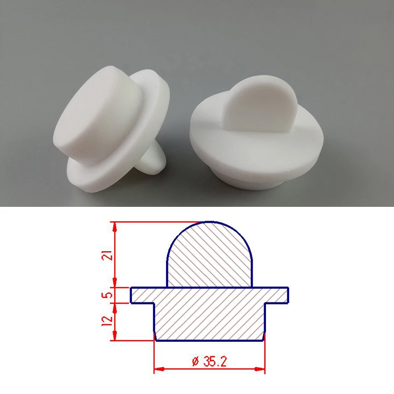 Rubber Tub Stopper With Handle 35.2mm Drain Stopper Rubber Sink Stopper Drain Plug