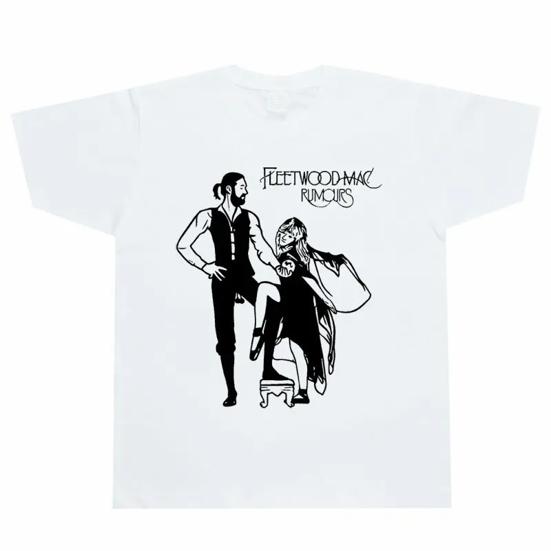Digital Soft Rock Fleetwood Mac Logo T-Shirt Short Sleeve Women's Shirt