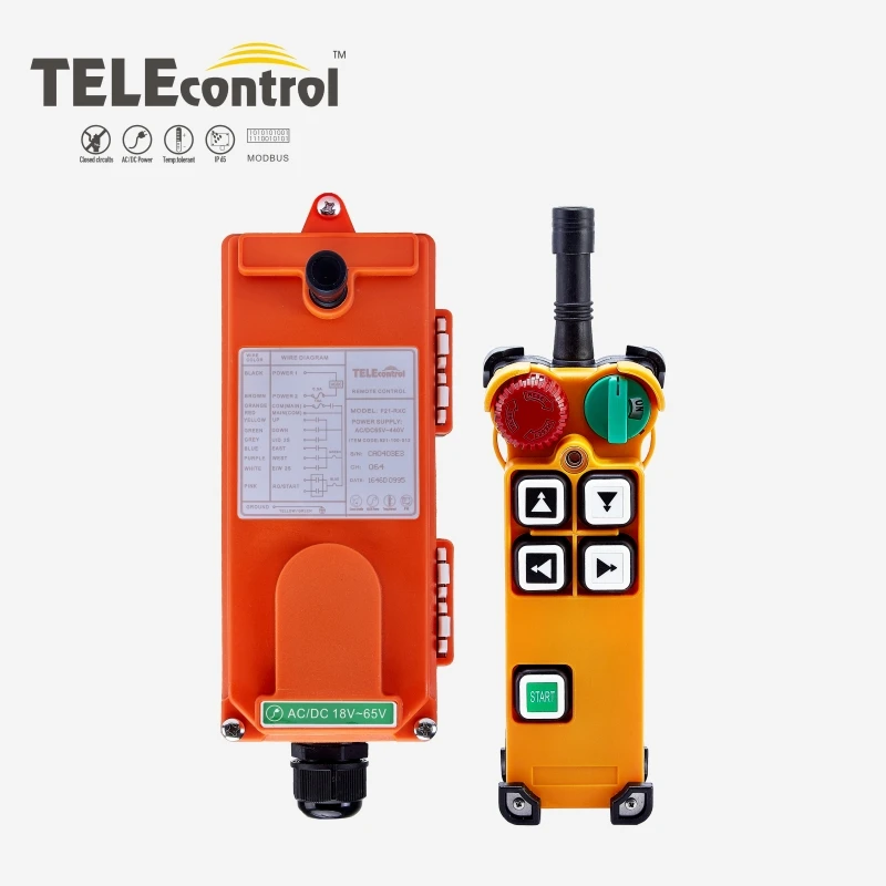 F21-4D Industrial Crane Remote Control UTING TELEcontrol Wireless Controller 4 Double Speed for Crane Hoist