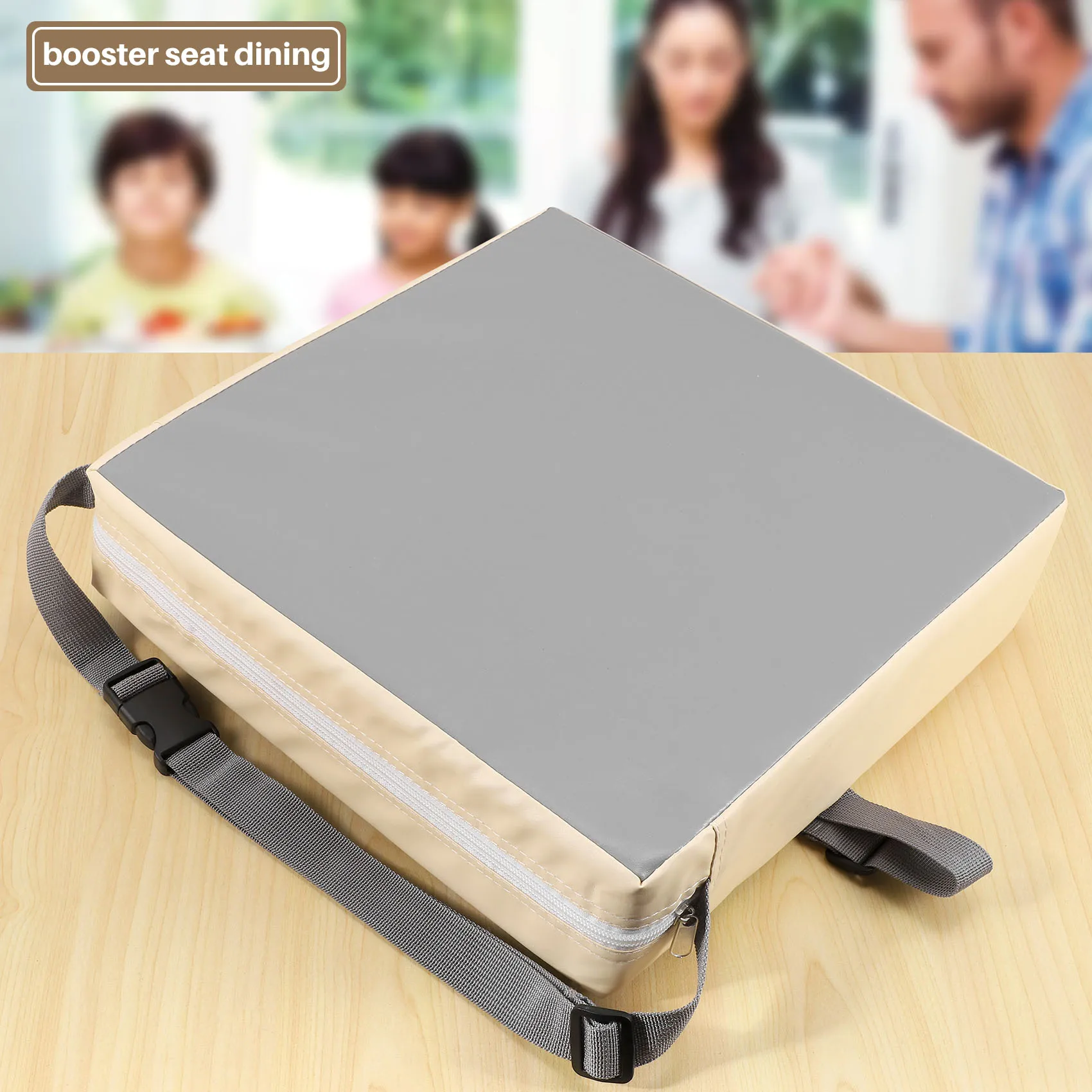 A30F-Sedia Cuscino crescente Cuscino per seggiolone regolabile smontabile portatile per bambini piccoli Cuscino per seggiolino