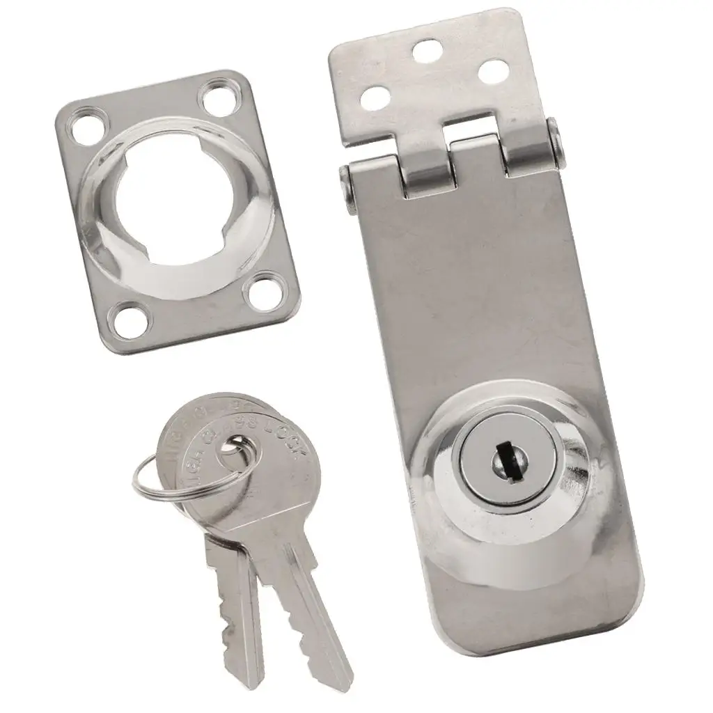 Door Locking Hasp 304 Stainless Steel Boat Marine Lock