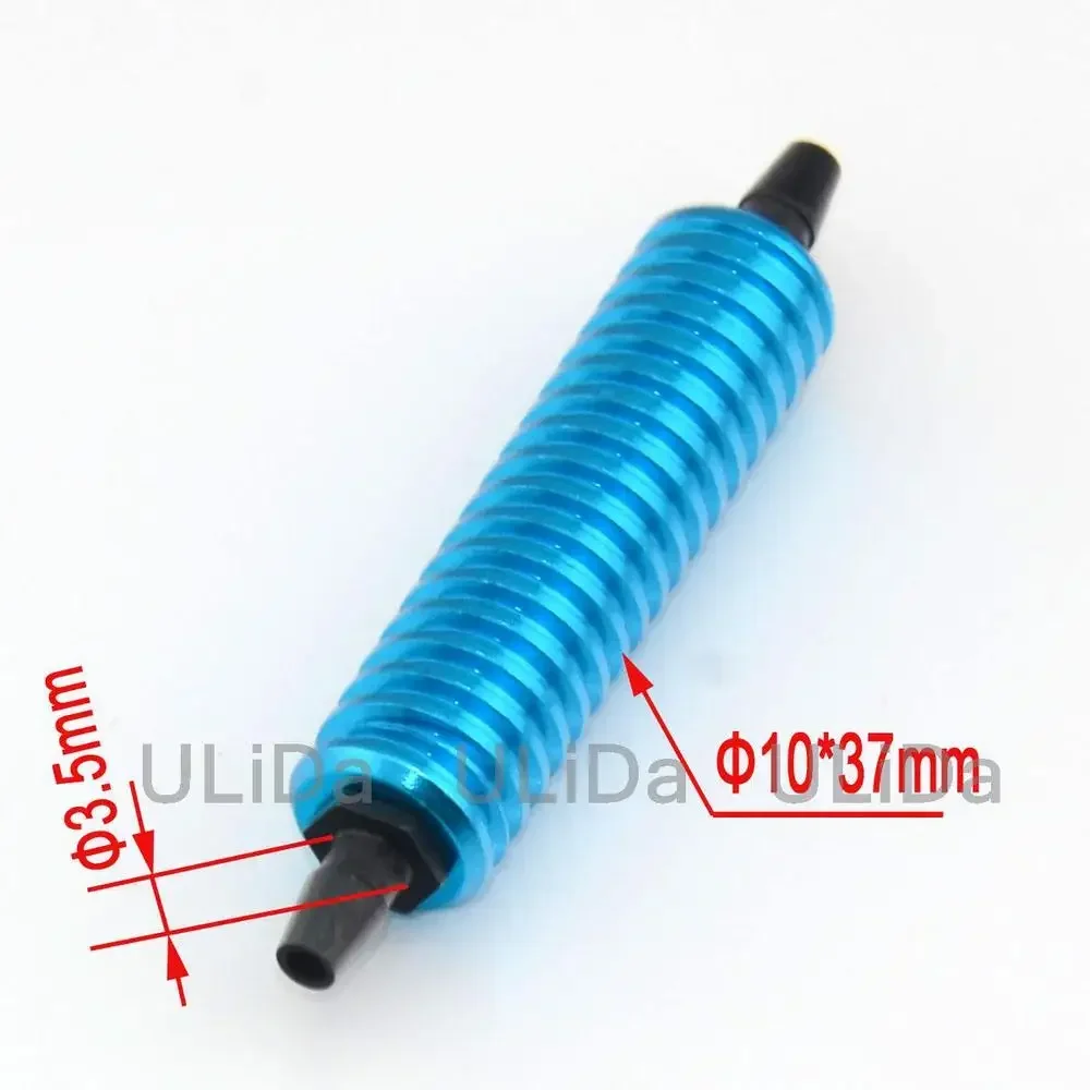 RC Car Parts HSP Aluminum Fuel Tank Air Cooler 1:10 Upgrade Parts Purple / Blue