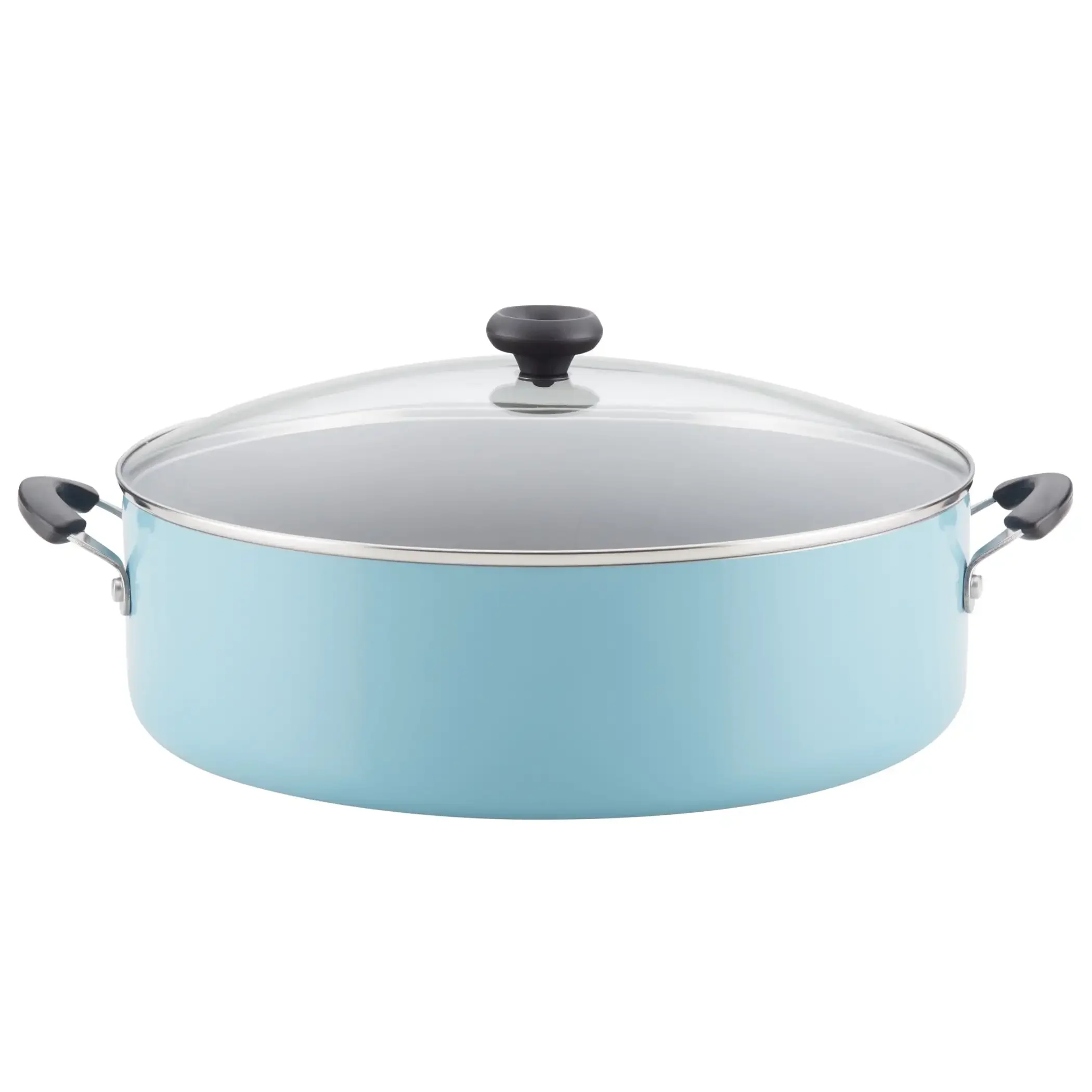 

Farberware 14" Easy Clean Nonstick Family Pan, Jumbo Cooker with Lid, Aqua