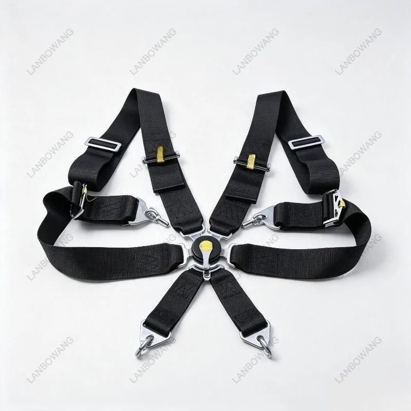 3 Inch Universal Quick Release Racing Harness 4 5 6 Points Adjustable Safety Belt For Car Modification Racing Simulator Gaming
