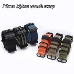 Nylon Watch Strap For Casio G-SHOCK GA GW GDF GL DWE GAS GLS GWM 5600 Watch Band Fabric Sports Wrist Bracelet +16mm Adapter