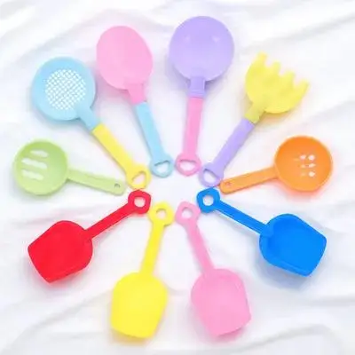 8Pcs Children Sand Dig Shovels Premium Beach Scoop Set Outdoor Summer Sand Play Shovel for Kids Creative Fun Shovel Toy
