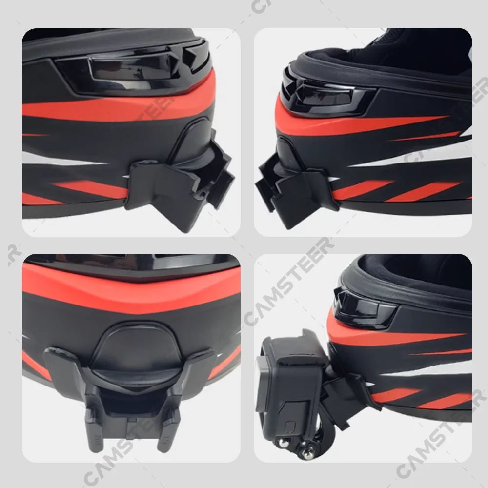 LS2-Customized Capacete Chin Mount para GoPro, Acessórios de Câmera de Ação, FF370, DJI Ace, 3, 4, Insta360, Ace Pro, X4, X3, 12, 11, 10, 9