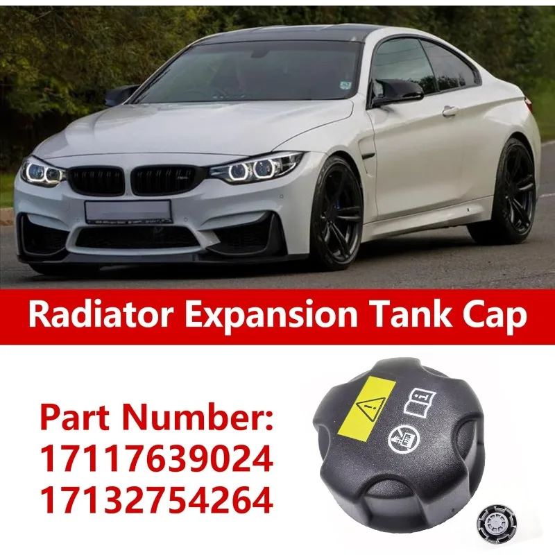 

Radiator coolant expansion tank filler cap for BMW 230i 2017-2020 17117639024