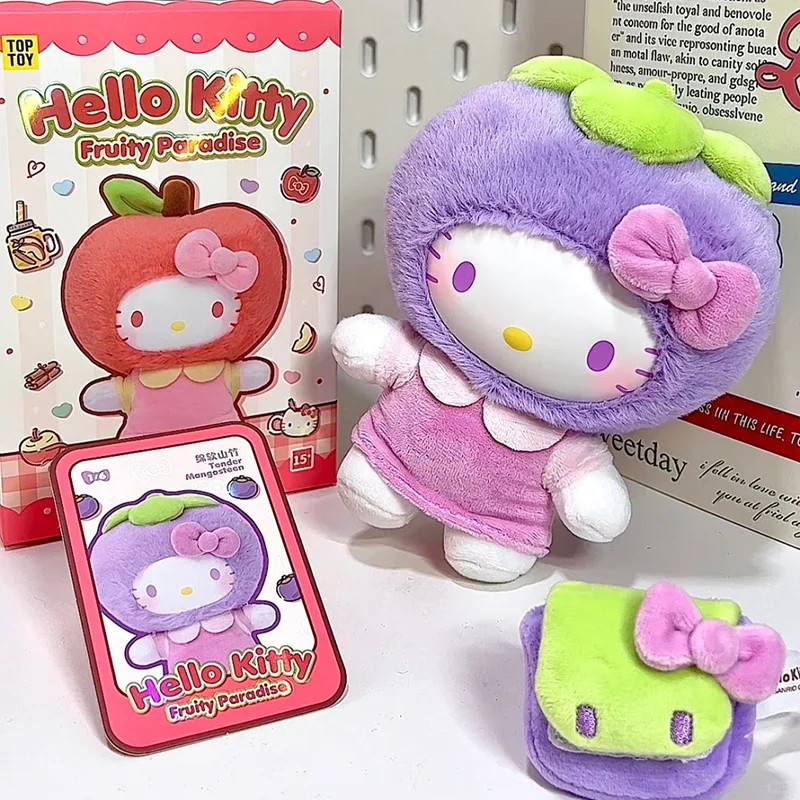 

Hellokitty Fruit Paradise Series Blind Box Cute Desktop Room Decoration Girl Kid Birthday Toy Graduation Gift Friend Bag Pendant