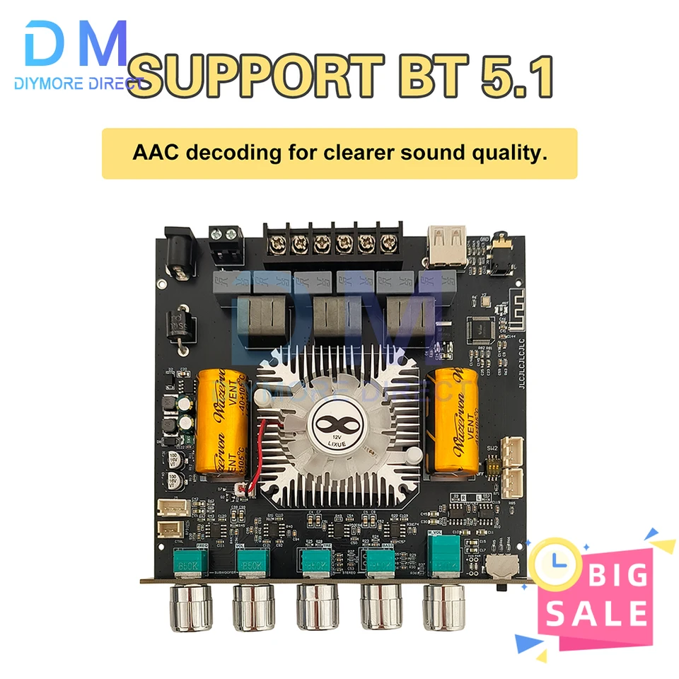 ゆっさゆさ　カーネイジ　Version2 プレミアムフォーマット ZK-AS21 2.1 channel TPA3255 Bluetooth 5.1 digital Audio Stereo