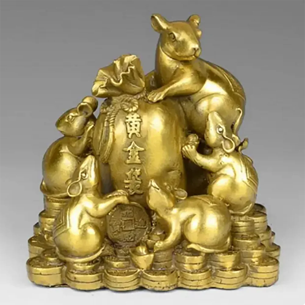 

Brass gold kangaroo home and office decorations