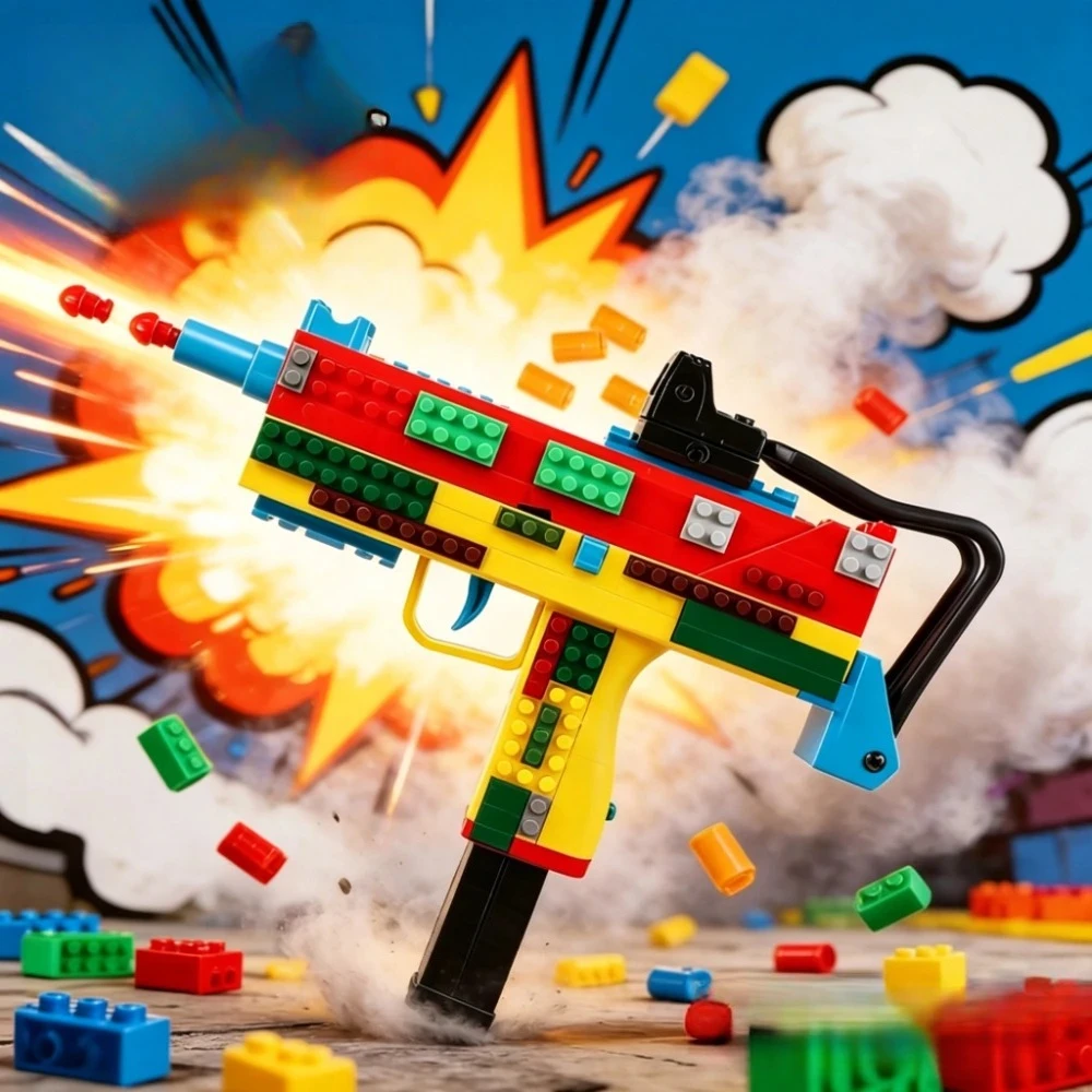 

DIY Building Block Model Toy, Interactive Assembly Game for Kids and Adult Collection