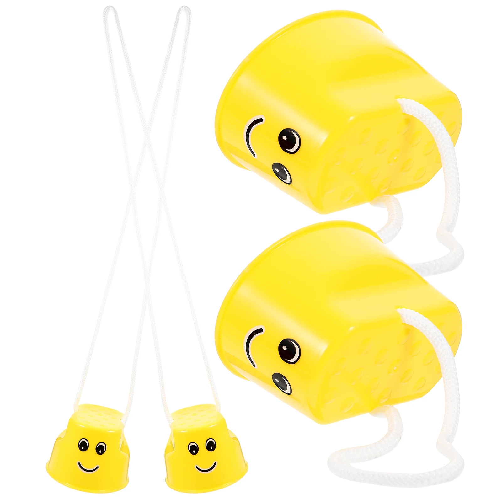 

4 Pcs Stilt Training Equipment Interactive Stilts Toy Beginner Kindergarten for Parent-child Childrens Flat Walking Kids