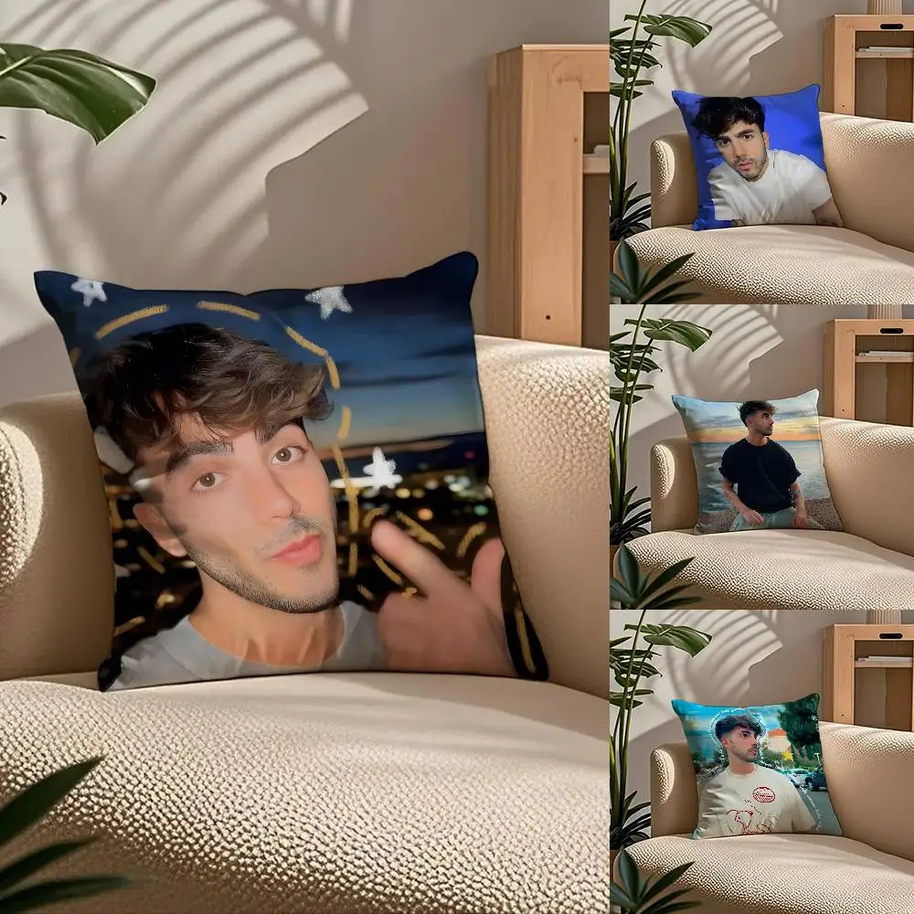 

F-Fede V-V-Vigevani Pillow Case Comfort Sofa Bed Silky Elegant Invisible Zipper Custom Decorative Cushion Cover