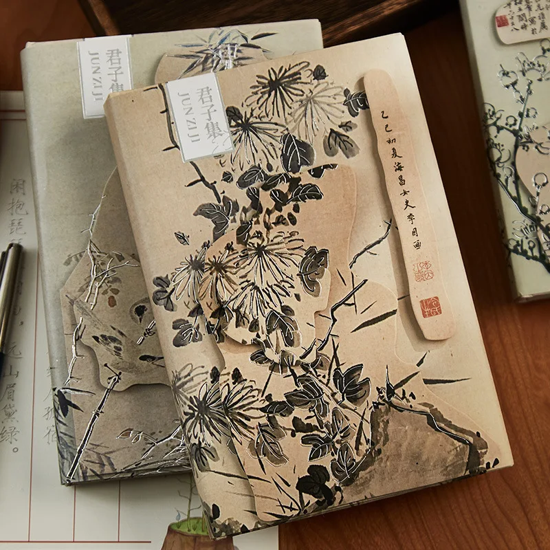 ancient-style-hardcover-a5-notebook-include-mutiple-inner-pages-diary-student-journal-notebook-planner-gifts-to-friend-104sheets