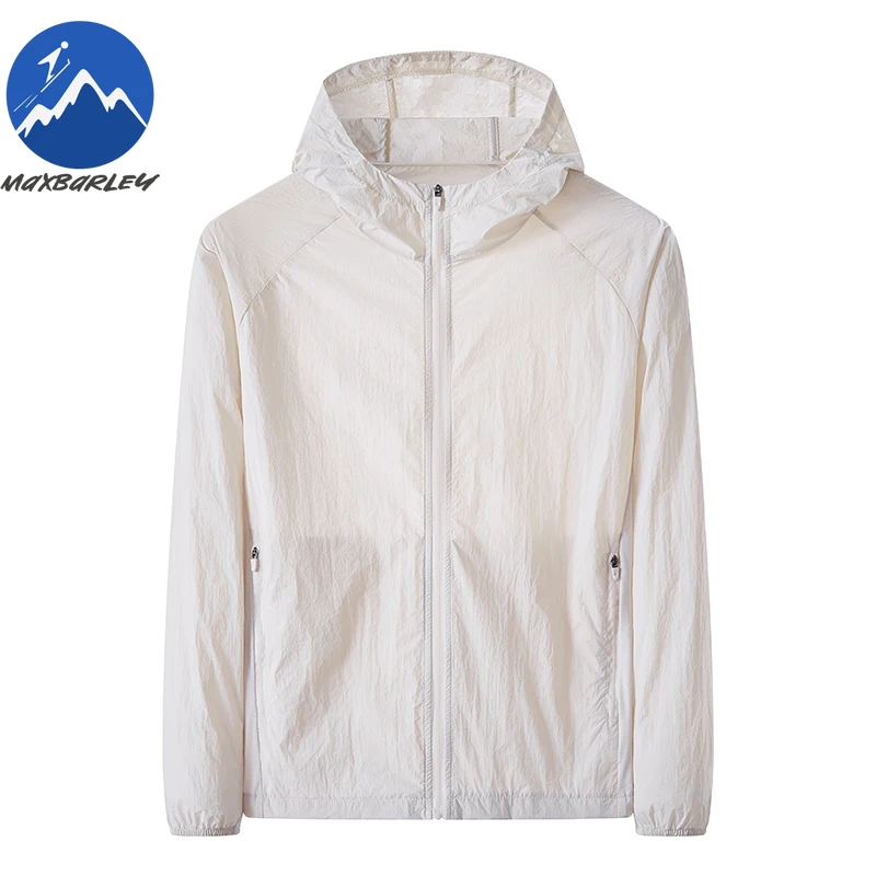 

Maxbarley Ice Silk Jacke Me UV Protection Clothing Men Summer Outdoor Fiing Breathable Windbreaker New Sunscreen Outerwear Coat