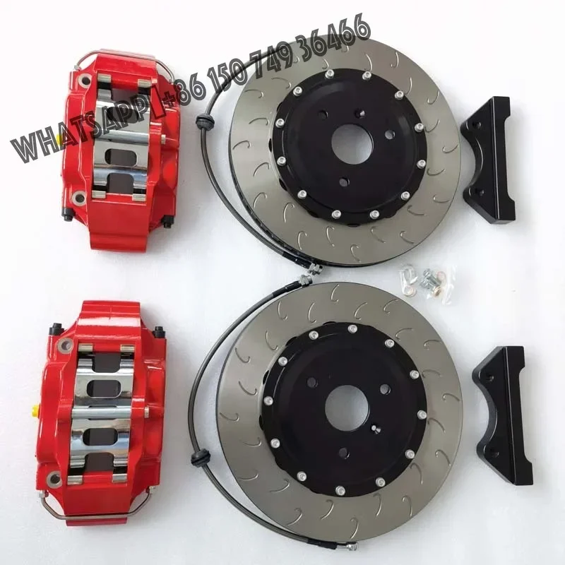 

Hot 4 Pot Brake Kit Yellow 5200 Caliper 330*28mm Disc for Honda Accord 17In Wheel