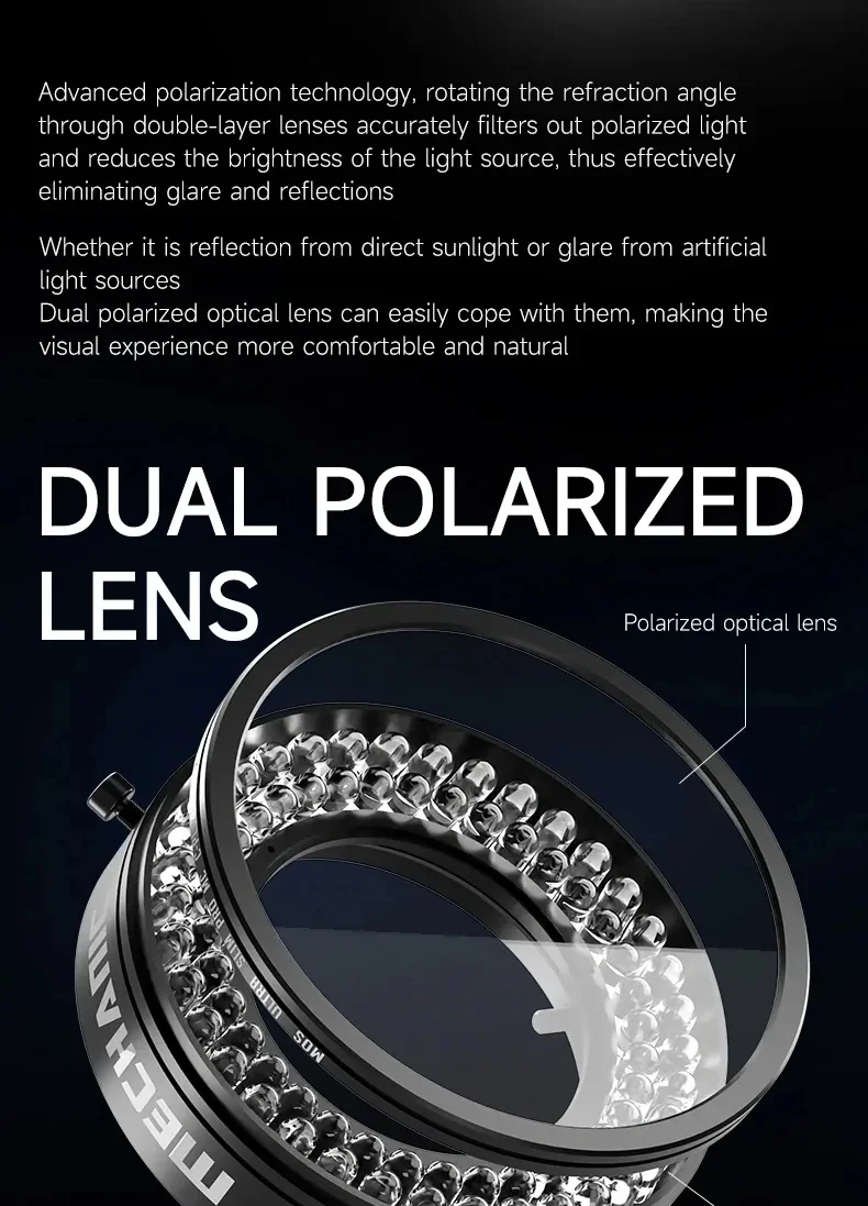 Lâmpada de fonte de luz de anel de microscópio mecânico ls720 +/se/ls360 elimina reflexão, para reparo de soldagem de microscópio estéreo