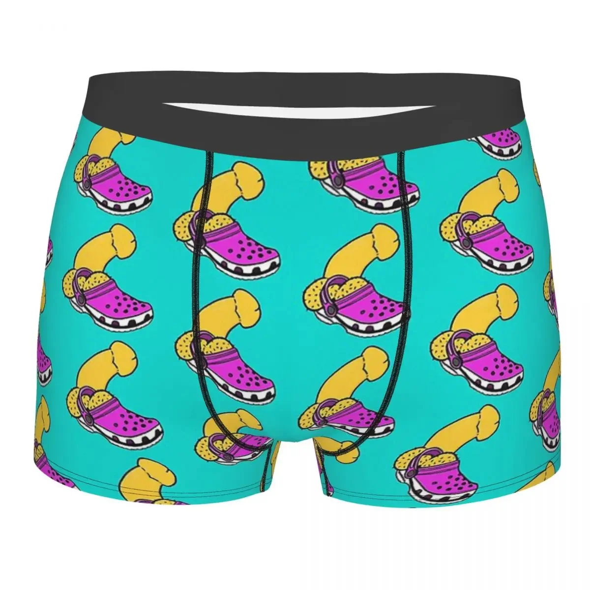 FUNNY THING IN COMFY FOOTWEAR Man's Boxer Briefs Underwear Penis Cock Highly Breathable High Quality Birthday Gifts