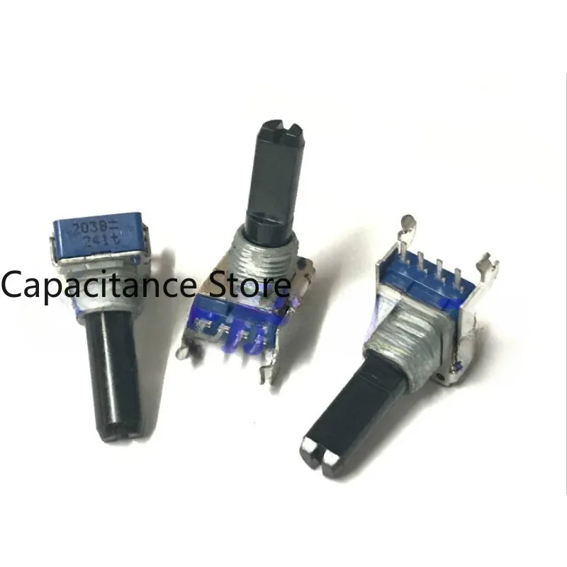 5PCS Horizontal RK11 rotary potentiometer single B20K audio instrument volume  with midpoint