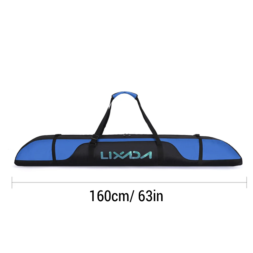 حقيبة على الجليد مع حزام كتف، حقيبة سفر للتزلج، حقيبة قماش أكسفورد على الجليد مع حزام كتف قابل للتعديل