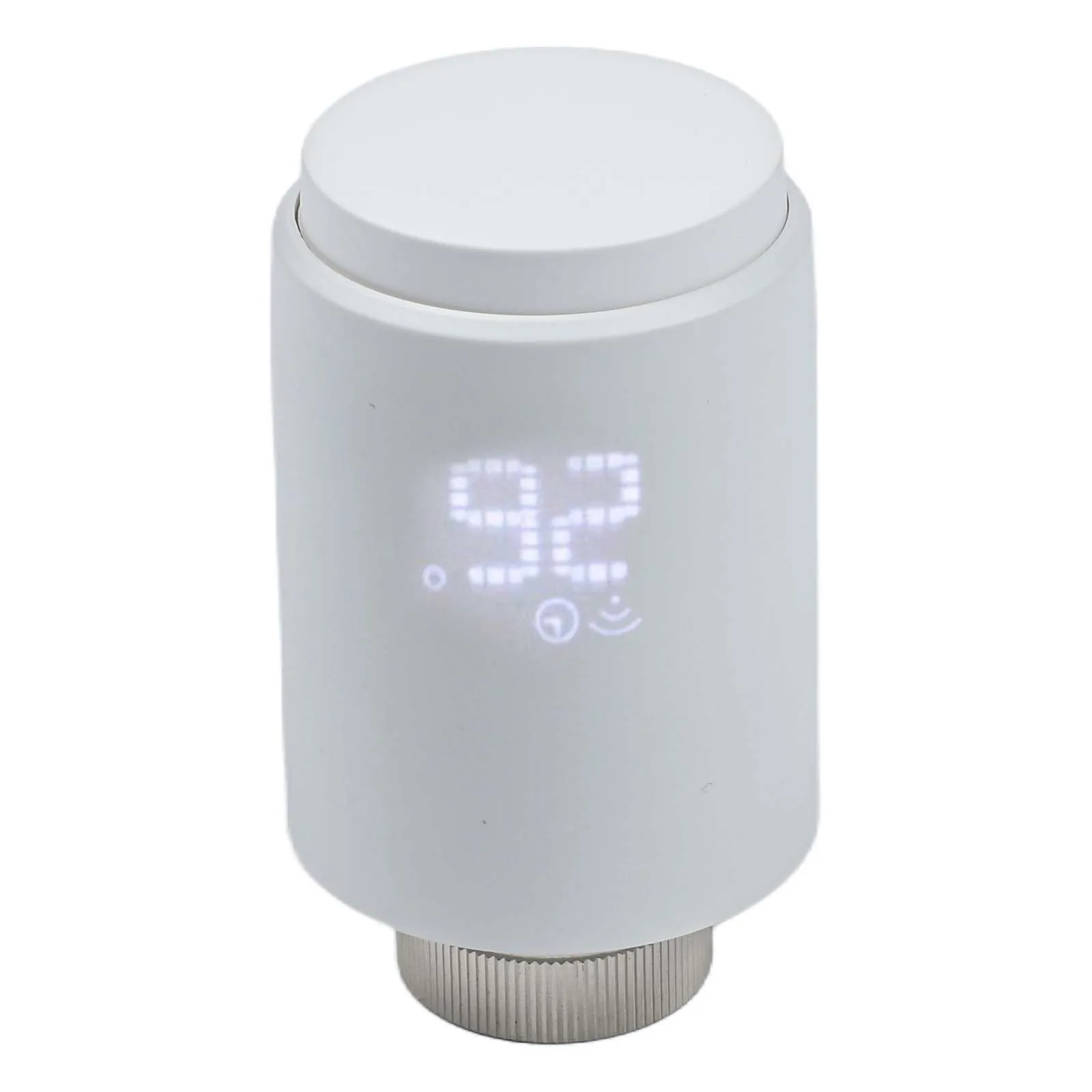 For Alexa For Smart Home Voice Activated Thermostat Smart Home Valve Family Shared Thermostat Control ABS Material Construction