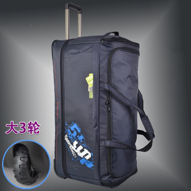 Trolley bag 48 inch super large capacity luggage bag wedding dress storage suitcase bag 40 inch pull box waterproof travel bag